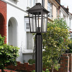 Solar Post Cap Lights, Black Waterproof