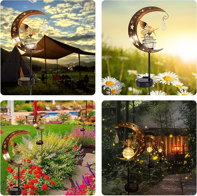 Warm White Solar Path Lights, Outdoor Walkway LED