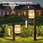 Solar Driveway Path Lights 6-Pack, Waterproof