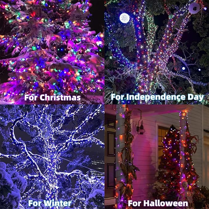 Christmas String Lights, 5ft 300 LED Waterproof Twinkle Lights