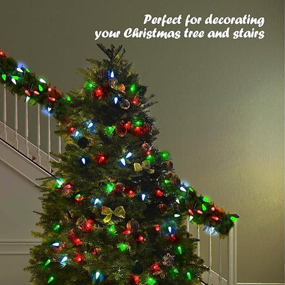 Christmas String Lights, 33ft 100 LED Waterproof Twinkle Lights