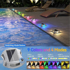 Solar Gutter Lights 12-Pack, Waterproof LED