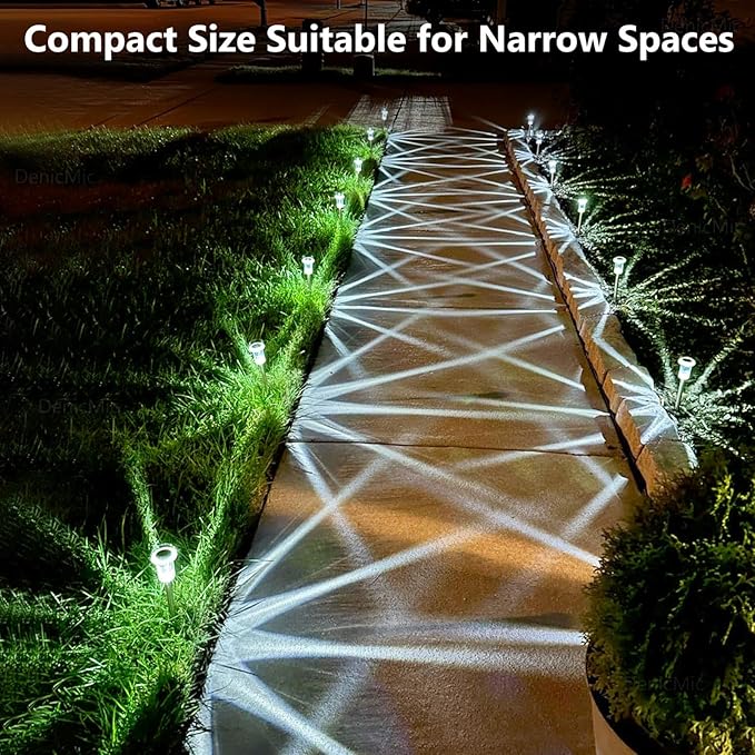 10-Pack Solar Landscape Lights for Yard