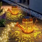 Butterfly Solar Hanging Lanterns 2-Pack, Decorative Patio Decor