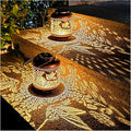 2-Pack Hummingbird Solar Lanterns, Waterproof LED Garden Lights