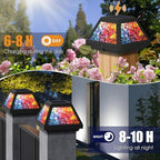 Upgraded Solar Post Cap Lights for Fence, LED