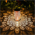 Peacock Solar Yard Lanterns, Classic Waterproof LED