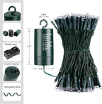 200 LED Christmas Fairy Lights, 8-Mode Waterproof