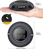 Solar Deck Lights 4-Pack, Waterproof LED