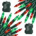 Christmas Fairy Lights 2-Pack, 32ft 100 LED Battery Twinkle Lights