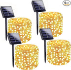 4-Pack Christmas String Lights, 160ft 400 LED Timer