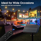 Outdoor String Lights, 78ft Waterproof LED