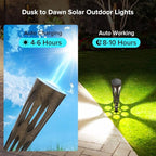 Solar Driveway Path Lights 6-Pack, IP65 Waterproof