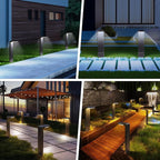 Solar Yard Path Lights 4-Pack, Waterproof