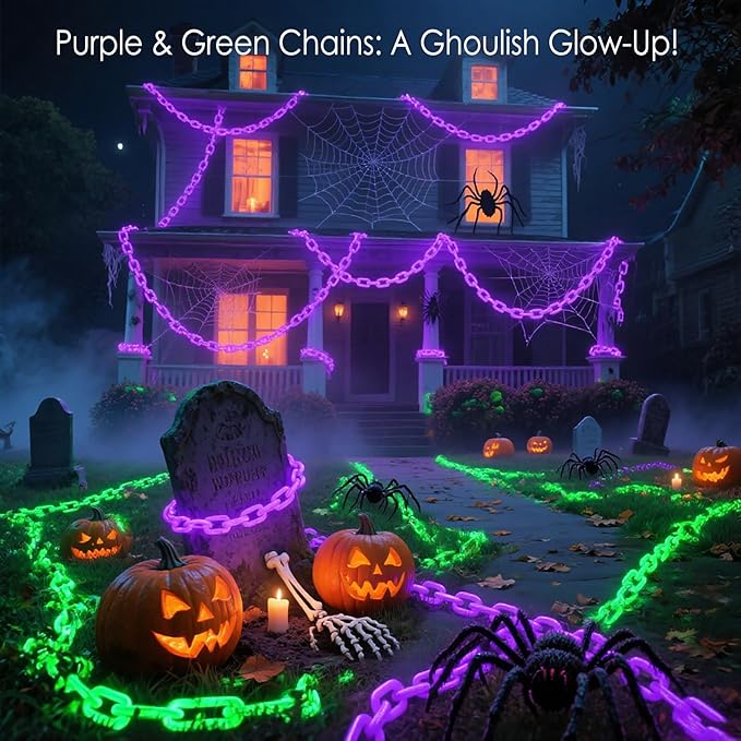 Halloween Fairy Lights, 10ft Battery Twinkle Lights