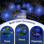 Solar Walkway Path Lights 2-Pack, Waterproof