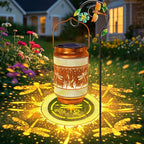 Dragonfly Solar Lanterns, Waterproof LED Outdoor Lights