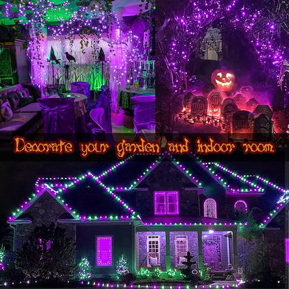 33ft Christmas LED String Lights, Waterproof Timer Lights