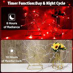 2-Pack Christmas String Lights, 8ft 30 LED Waterproof Twinkle Lights
