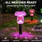 8-Pack Solar Landscape Lights for Garden