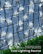 2-Pack 120 LED Christmas Twinkle Lights, 52ft Waterproof for Patio