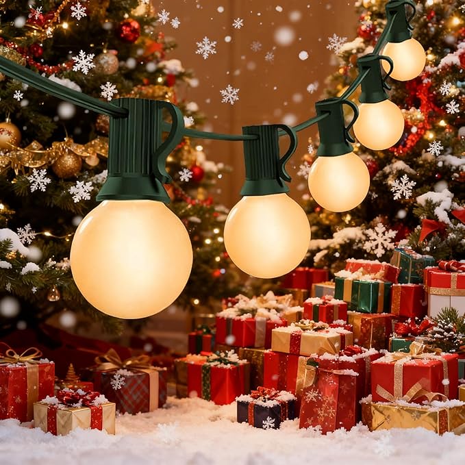 Christmas Twinkle Lights, 25ft Waterproof for Backyard