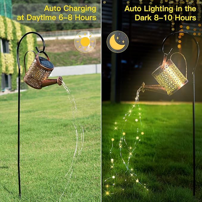 Solar Path Lights, Outdoor Garden LED