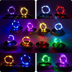 8-Pack Patio String Lights, Weatherproof LED