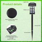 20-Pack Warm White Solar Path Lights, Outdoor Yard LED