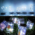 10-Pack Patio String Lights, Weatherproof LED