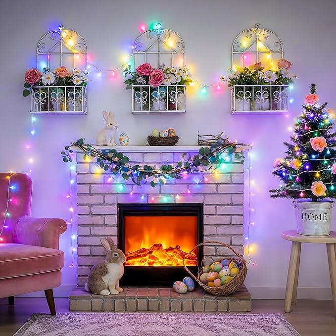 Outdoor String Lights, 33ft Waterproof LED