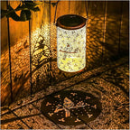 Bird Solar Yard Lanterns, Metal Waterproof LED