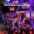 8-Pack Christmas LED String Lights, Waterproof Timer Lights