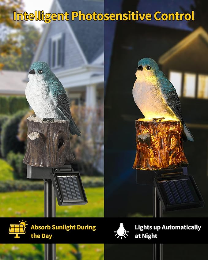 Solar Path Lights, Outdoor Driveway LED