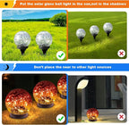 4-Pack Solar Pathway Lights, Waterproof LED Garden Lights
