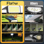 10-Pack 118 LED Solar Landscape Spotlights, 4-Mode Waterproof