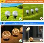 4-Pack Solar Landscape Lights for Driveway