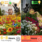 Solar Cat Statue Light, Yard Decor