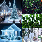 100 LED Christmas Fairy Lights, Remote & Timer Waterproof