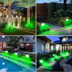 4-Pack Solar Spotlights, Landscape Lights