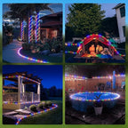 Solar Rope Lights, 132ft LED Porch String