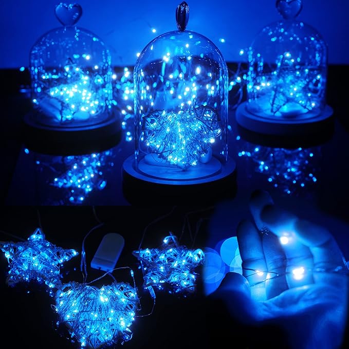 15-Pack 20 LED Christmas Twinkle Lights, 6ft Waterproof for Porch