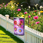 Butterfly Solar Lantern Set, Elegant Porch Lighting