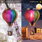 Backyard Solar Hanging Lanterns, Metal Backyard Decor