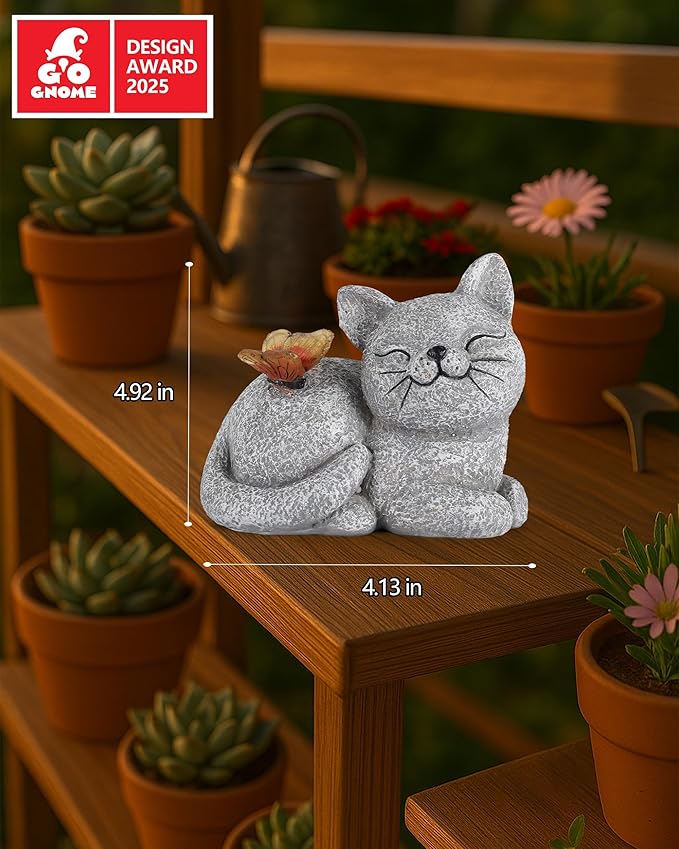 Butterfly Solar Lawn Figurine Light, Waterproof