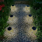 Rustic Backyard Solar Lanterns for Porch, Waterproof LED