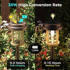Solar Pathway Lights 6-Pack, Driveway LED