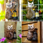 7.4" Solar Garden Garden Statue Light, Outdoor Decor