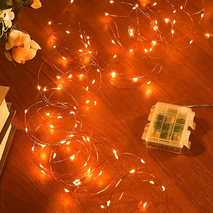 Christmas Fairy Lights 2-Pack, 6ft Battery Twinkle Lights