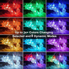 30 LED Christmas Twinkle Lights, 15ft Waterproof for Yard